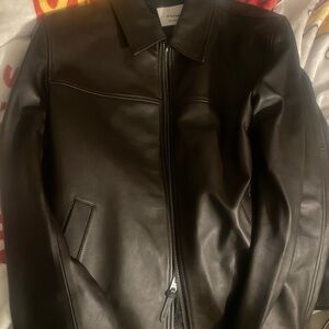 Coach Men's Dark Brown Leather Jacket